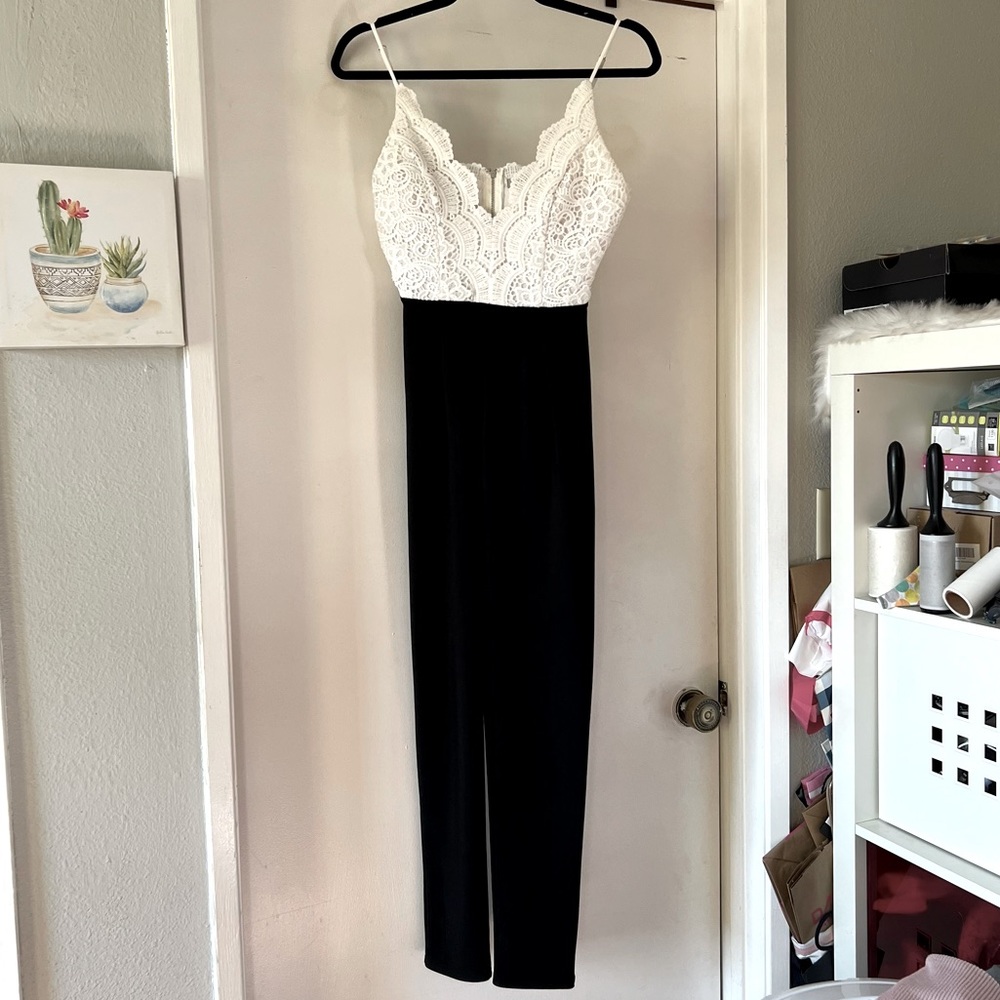 Romper with long pants